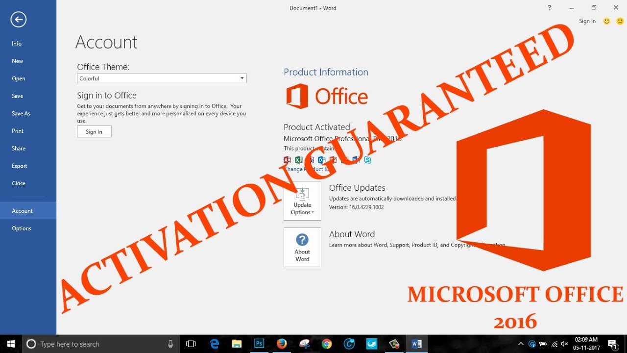 Microsoft Office 2017 Only Word Downlaod